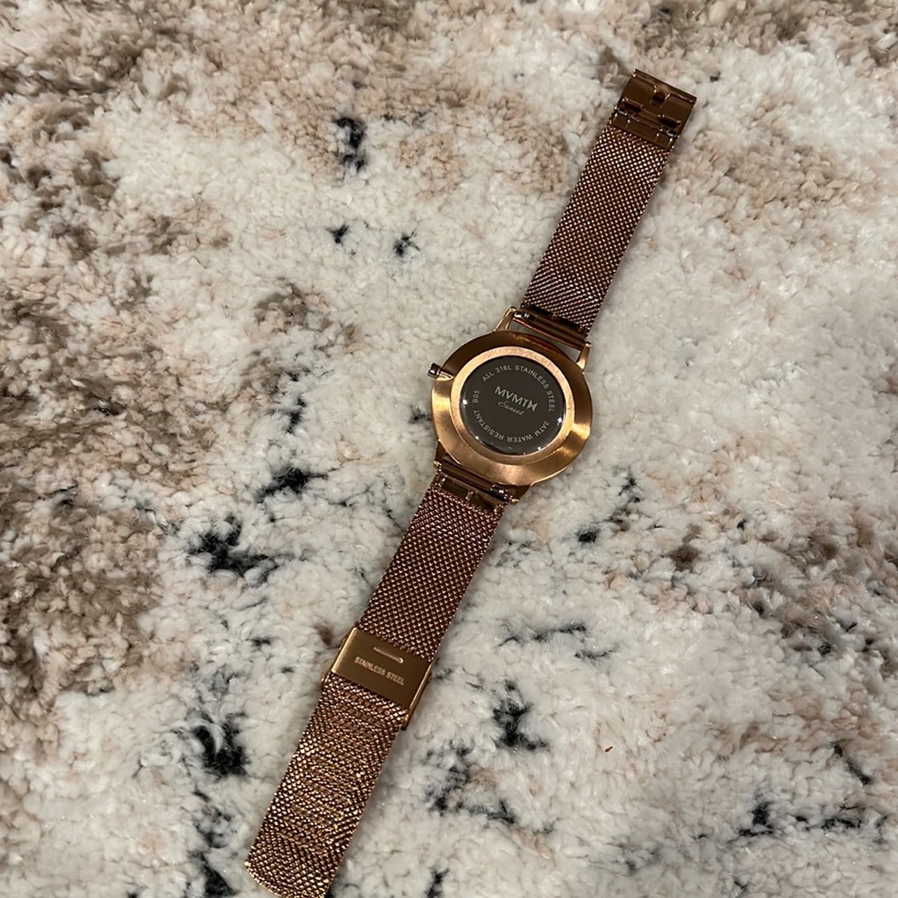 MVMT Sunset Rose Gold & Seashell Watch - 38MM - Picture 9 of 10